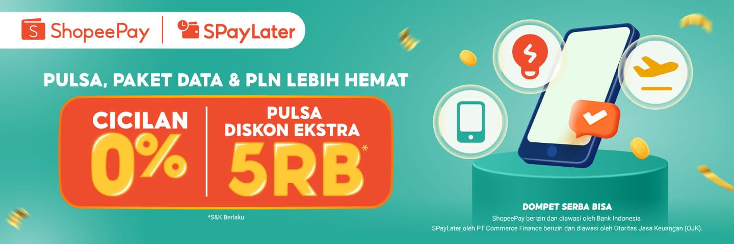 Promo Beli Pulsa dengan SPayLater