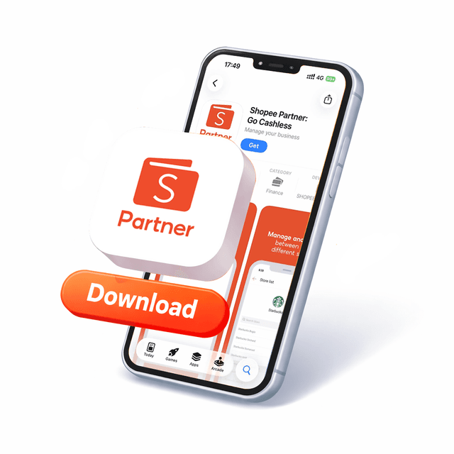 1. Unduh aplikasi Shopee Partner