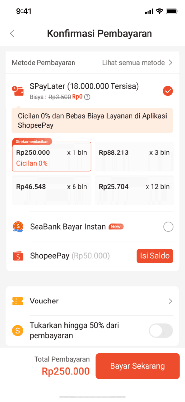 Konfirmasi pembayaran