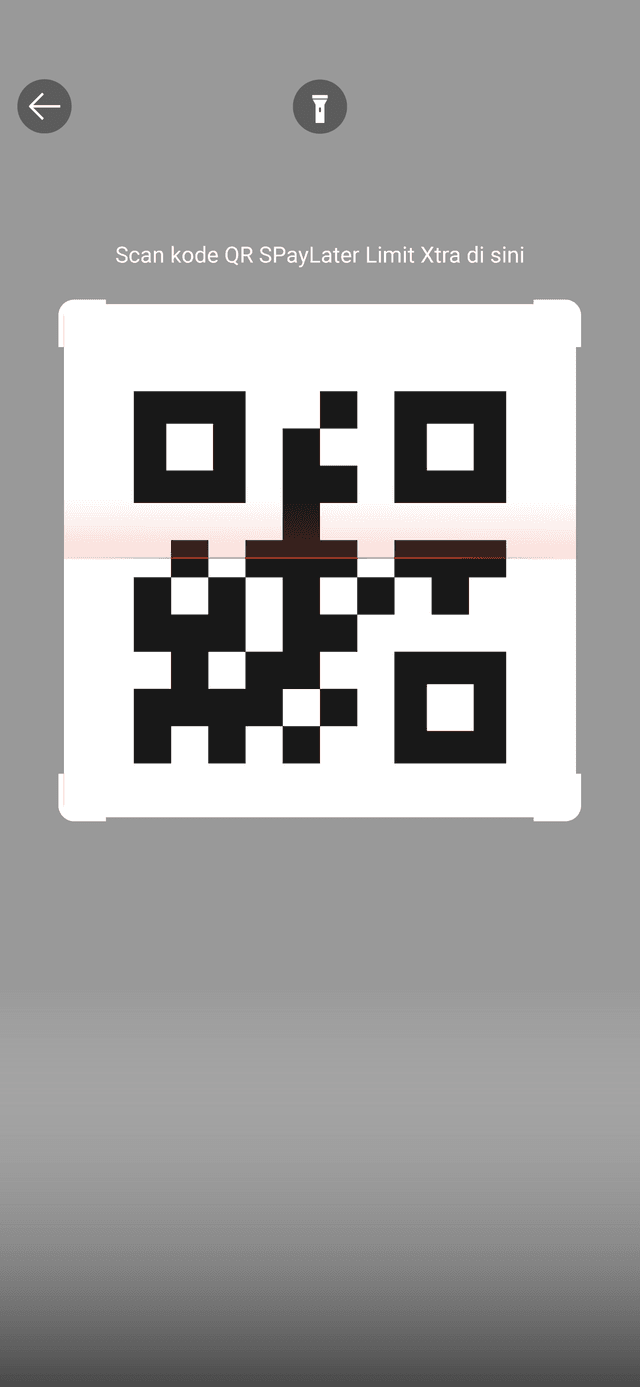 Konfirmasi pembayaran dengan SPayLater Limit Xtra